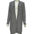 2026 Autumn/Winter New Arrival - Solid Color Women's Knitted Top, Cable Knit Sweater, Cardigan, Loose Pocket Coat