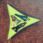Air Multiplayer Triangular Hammock Portable Mesh, Mesh Hammock Aerial Tree Tent Leisure Mesh Bed