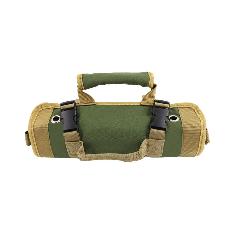 Roll-type hardware tool bag, garden-type electrician and woodworking storage bag, multi-functional car hanging storage bag in stock