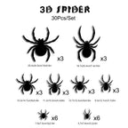 Cross-border 3D Halloween LED Night Light Bat Spider Festival Party Garage Decoration