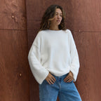 2026 Autumn/Winter New Style Faux Mink Cashmere Loose Round Neck Sweater for Women, Soft Knitted Pullover, Hot Selling Across Borders