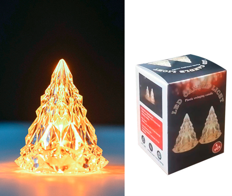 Crystal Christmas Tree Night Light