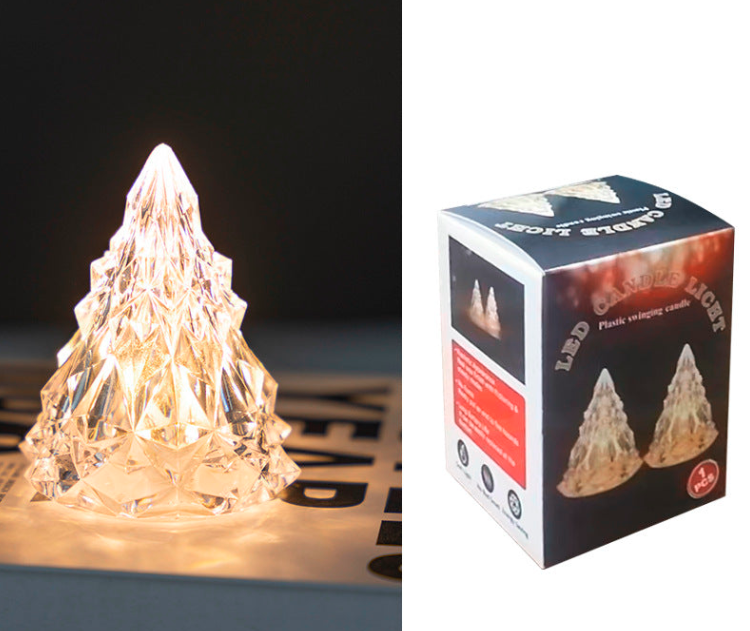Crystal Christmas Tree Night Light